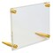 Wexel Art Acrylic Panel Frame - Tabletop, Gold Hardware, 4" x 6"